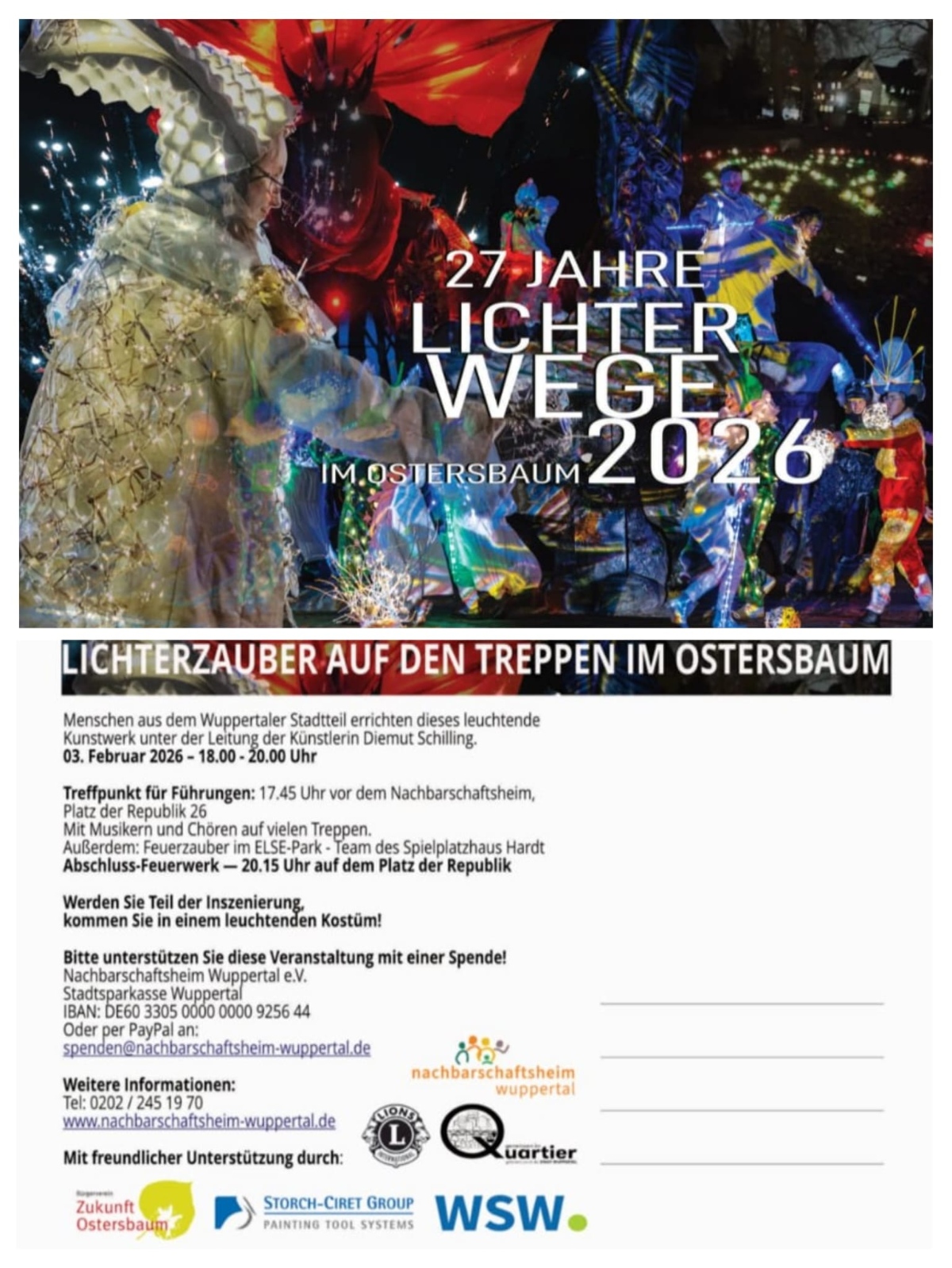 Einladung Lichterwege