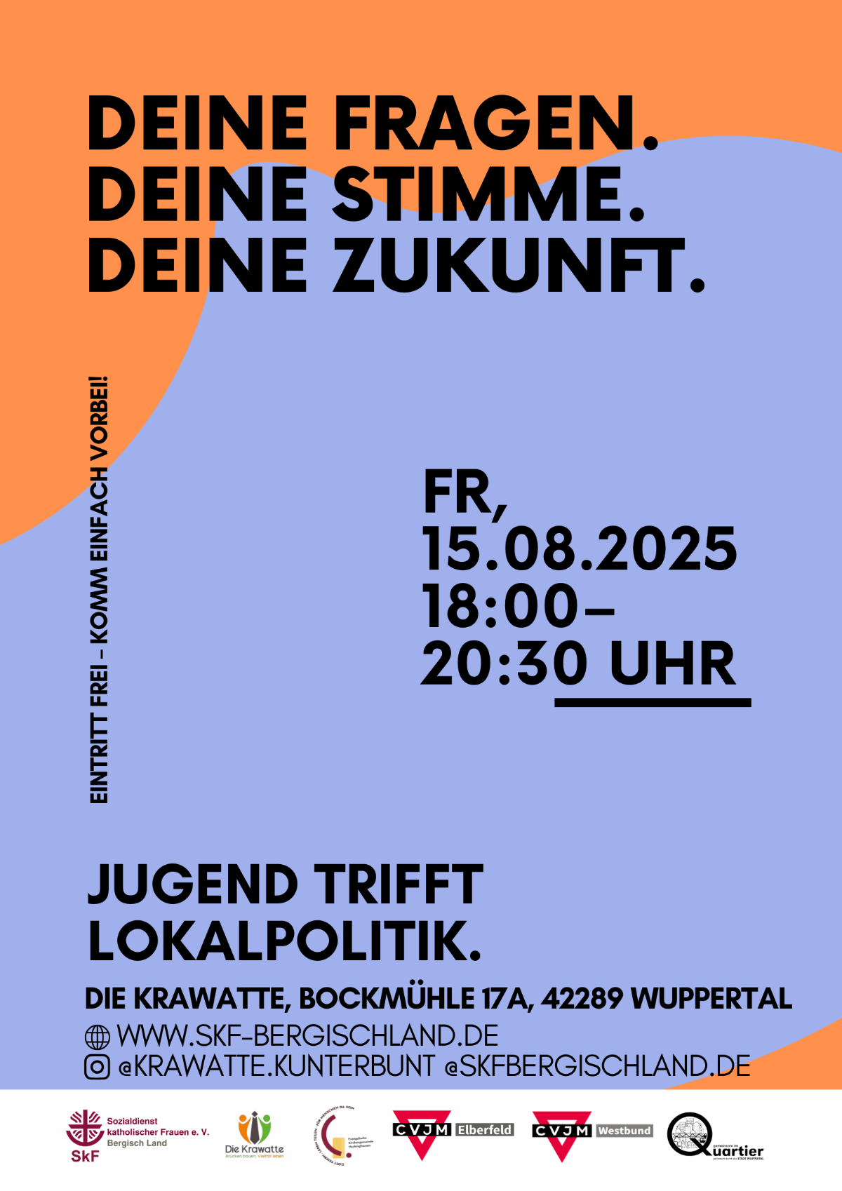 Flyer Jugend trifft Lokalpolitik
