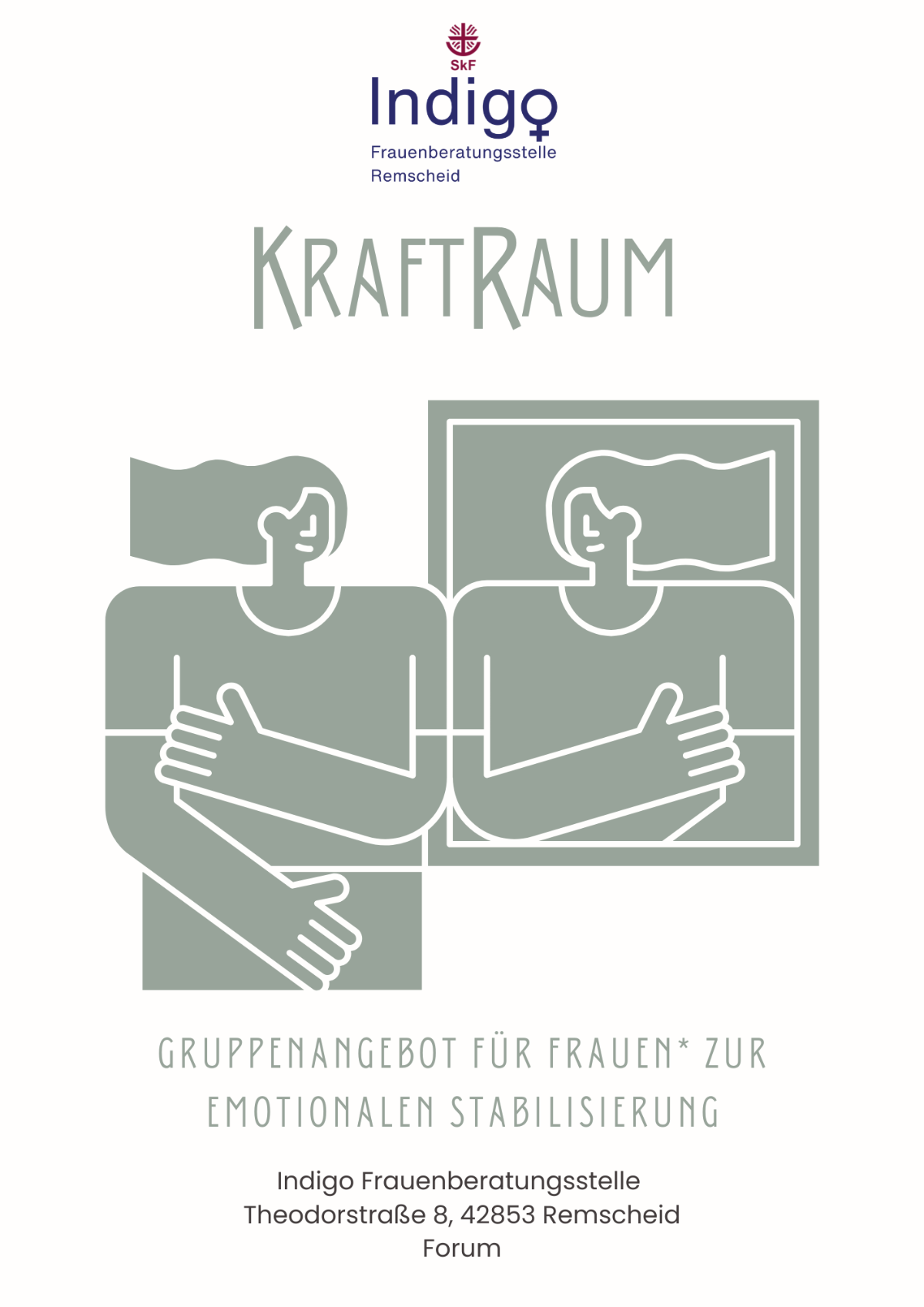 Flyer KraftRaum Indigo