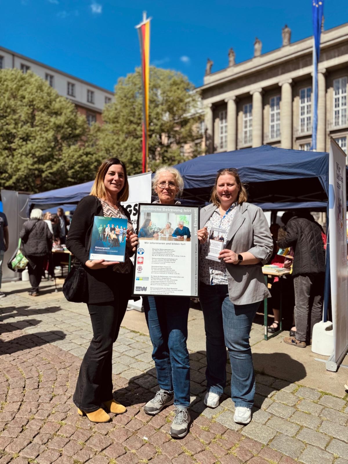 Trägerverbund bei der Veranstaltung 'Wuppertal barrierefrei 2025'